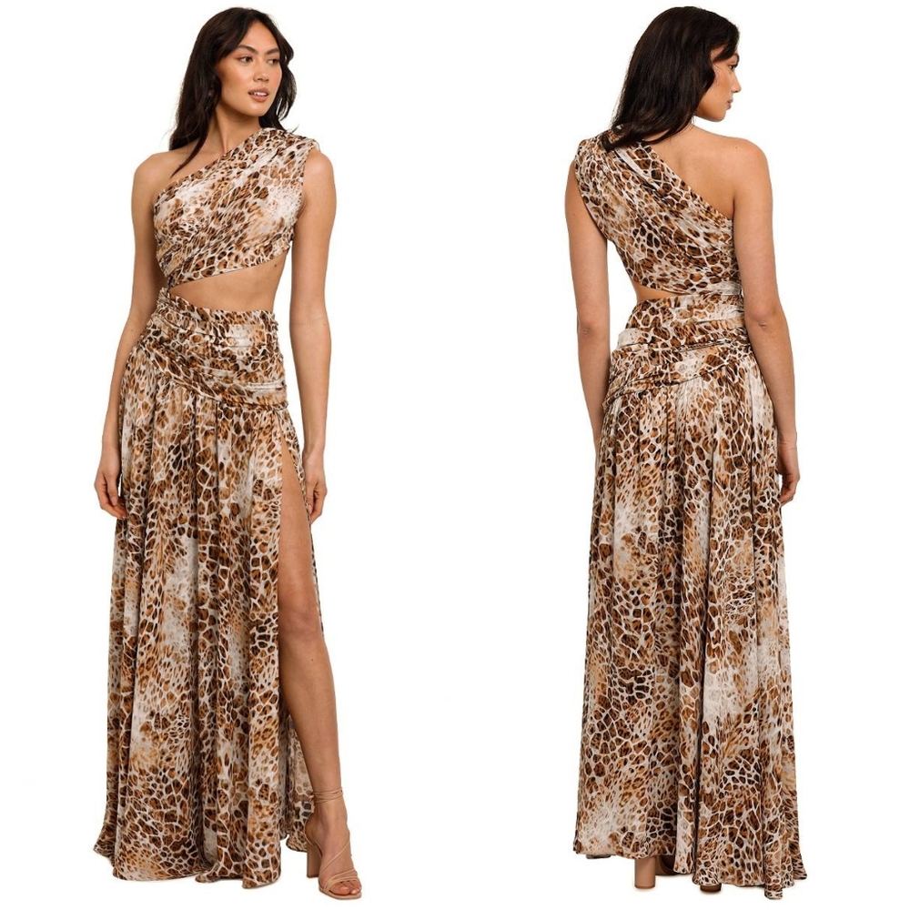 NWT Bronx & Banco Jafari Gown in Pebble 6 Medium